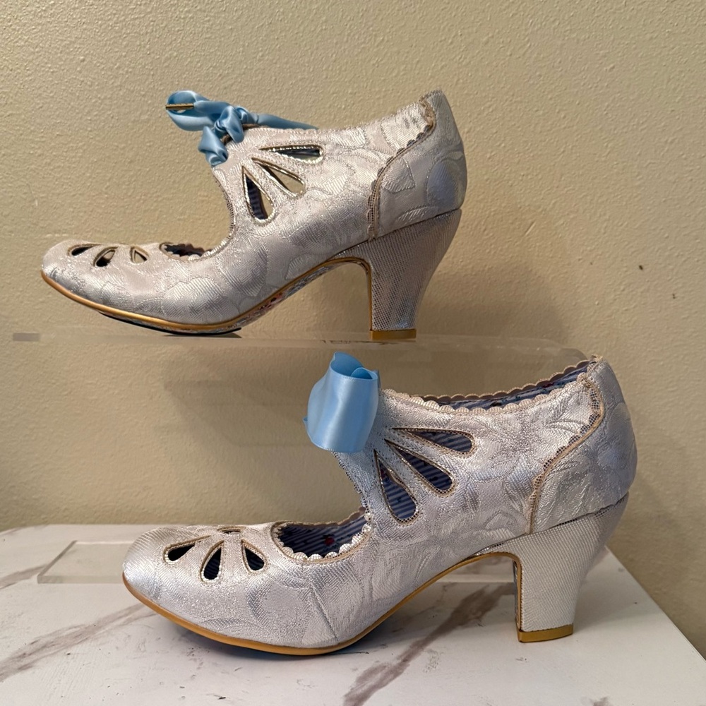 Irregular Choice Sugar Plum Heels, Size 39 (8 US,) NIB - Picture 2 of 15